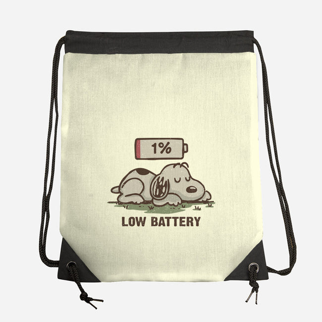 Low Battery-None-Drawstring-Bag-Xentee