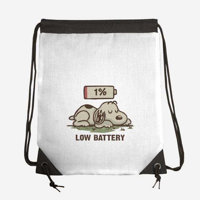 Low Battery-None-Drawstring-Bag-Xentee