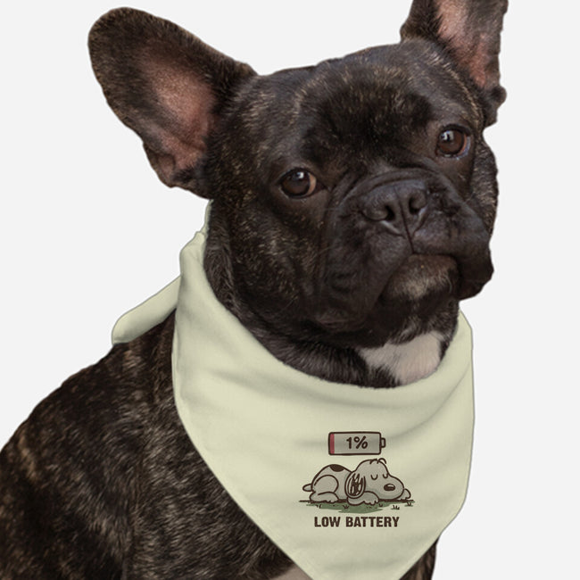 Low Battery-Dog-Bandana-Pet Collar-Xentee