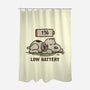 Low Battery-None-Polyester-Shower Curtain-Xentee