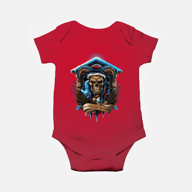 The Shrine Of Krampus-Baby-Basic-Onesie-daobiwan