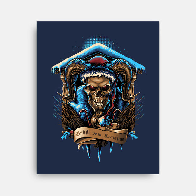 The Shrine Of Krampus-None-Stretched-Canvas-daobiwan