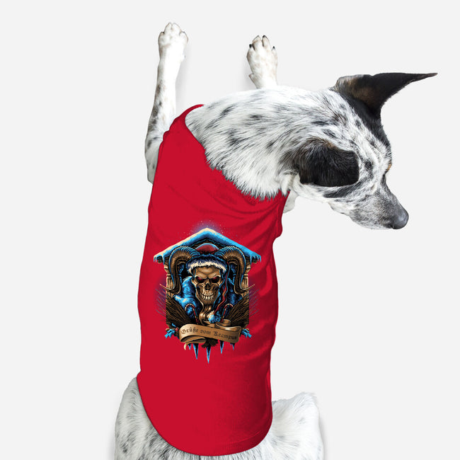 The Shrine Of Krampus-Dog-Basic-Pet Tank-daobiwan