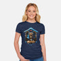 The Shrine Of Krampus-Womens-Fitted-Tee-daobiwan