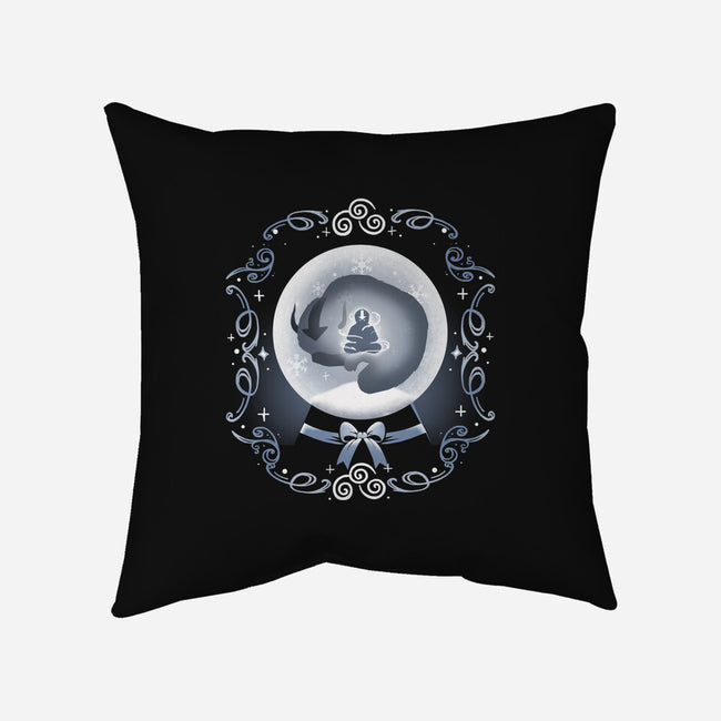 Snow Globe Bender-None-Removable Cover-Throw Pillow-Vallina84