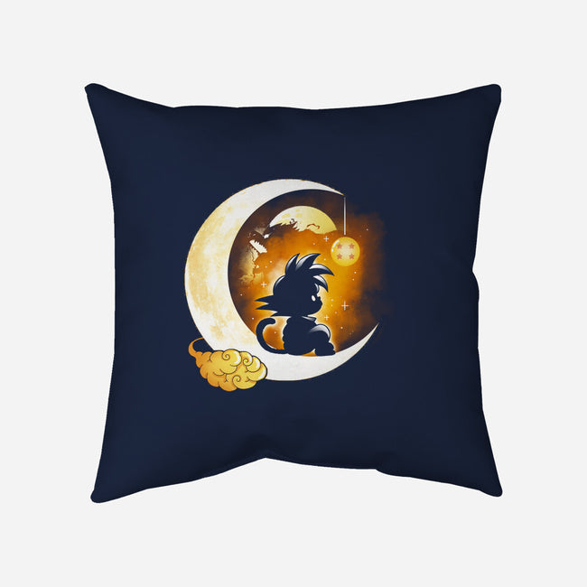 Monkey Moon-None-Removable Cover-Throw Pillow-Vallina84