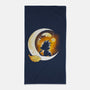 Monkey Moon-None-Beach-Towel-Vallina84