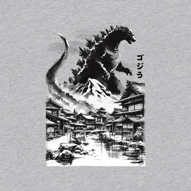 King In The Japanese Village-Womens-V-Neck-Tee-DrMonekers