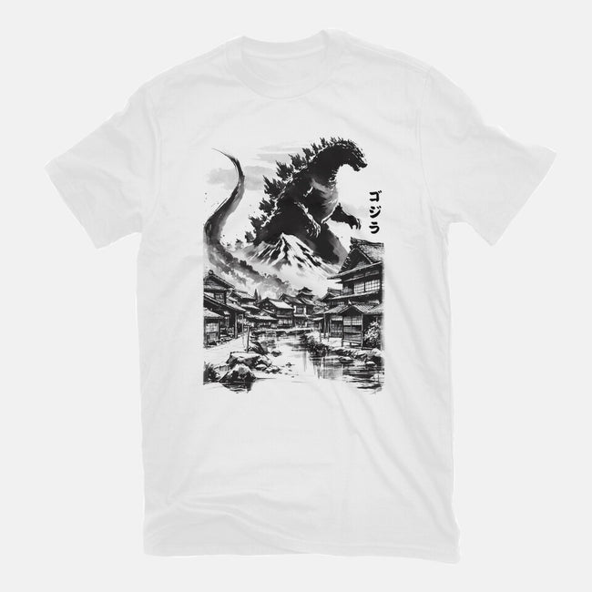 King In The Japanese Village-Unisex-Basic-Tee-DrMonekers