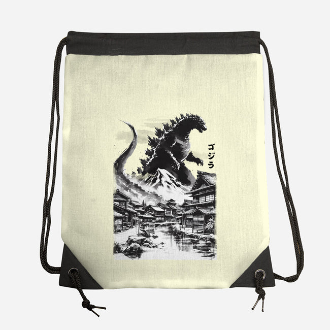 King In The Japanese Village-None-Drawstring-Bag-DrMonekers