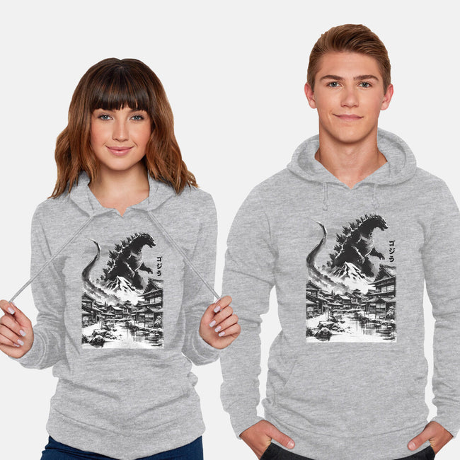 King In The Japanese Village-Unisex-Pullover-Sweatshirt-DrMonekers