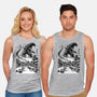 King In The Japanese Village-Unisex-Basic-Tank-DrMonekers