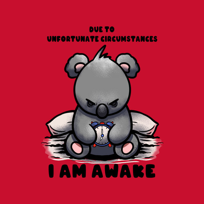 Unfortunately I Am Awake-Unisex-Crew Neck-Sweatshirt-fanfabio