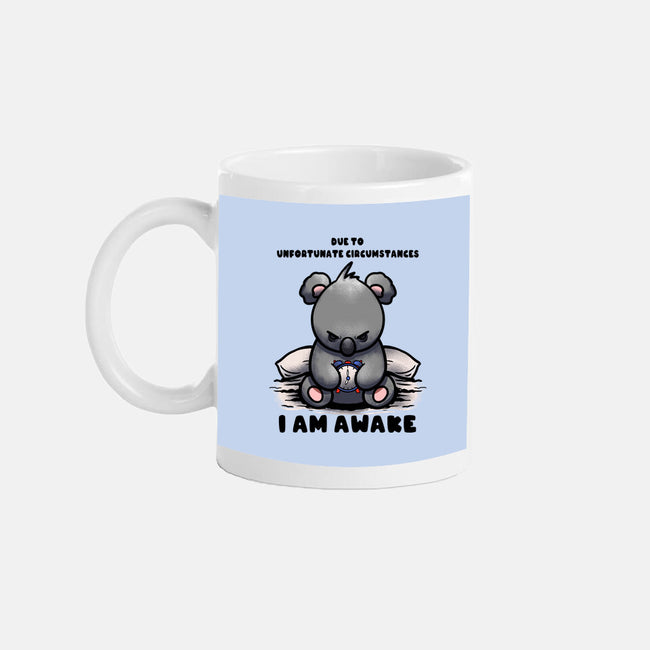 Unfortunately I Am Awake-None-Mug-Drinkware-fanfabio
