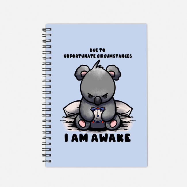 Unfortunately I Am Awake-None-Dot Grid-Notebook-fanfabio