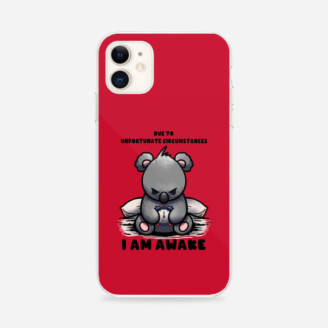 Unfortunately I Am Awake-iPhone-Snap-Phone Case-fanfabio