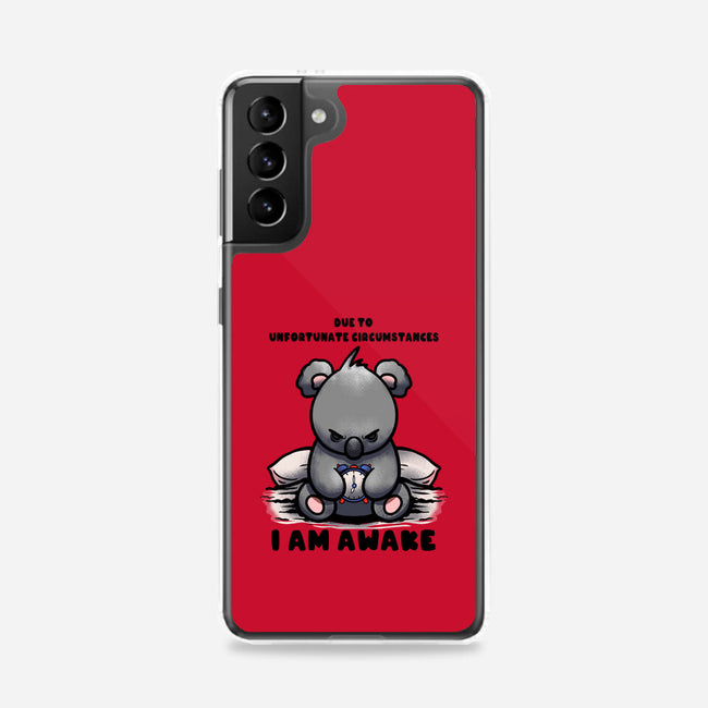 Unfortunately I Am Awake-Samsung-Snap-Phone Case-fanfabio