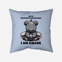 Unfortunately I Am Awake-None-Non-Removable Cover w Insert-Throw Pillow-fanfabio