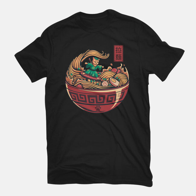 Ramen Surfing-Womens-Basic-Tee-erion_designs