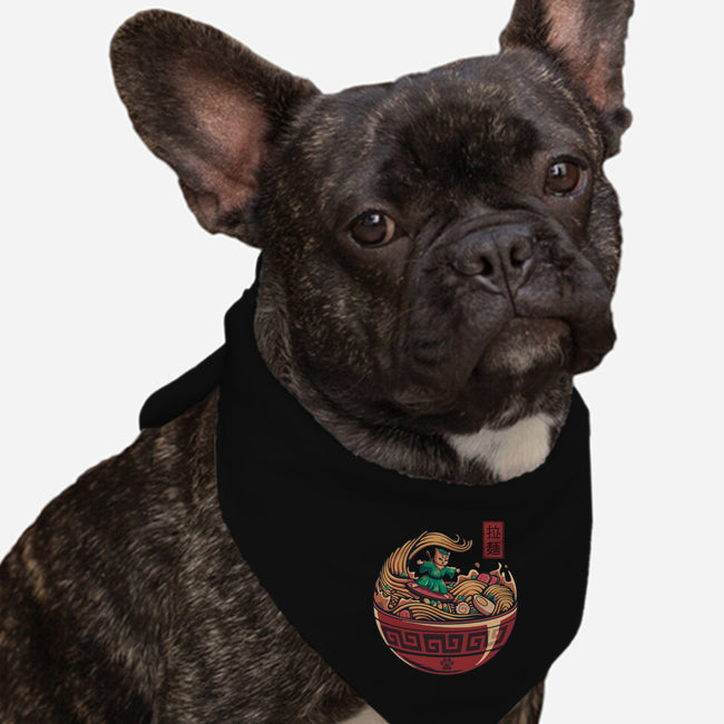 Ramen Surfing-Dog-Bandana-Pet Collar-erion_designs