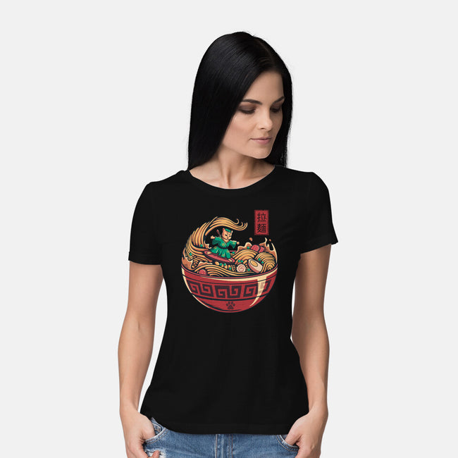 Ramen Surfing-Womens-Basic-Tee-erion_designs