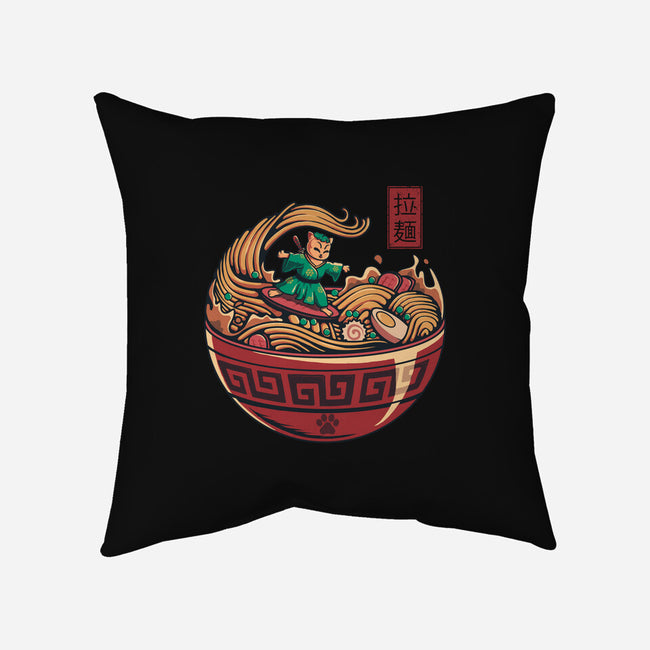 Ramen Surfing-None-Non-Removable Cover w Insert-Throw Pillow-erion_designs