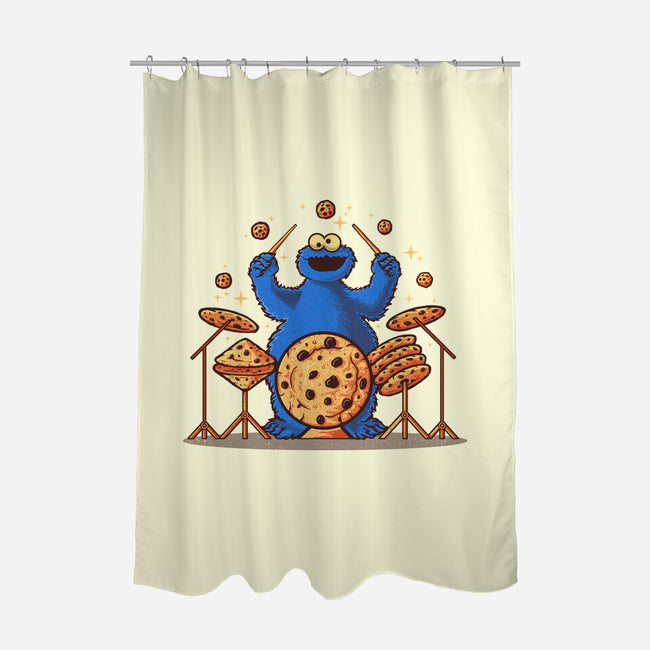 Cookie Sound-None-Polyester-Shower Curtain-erion_designs