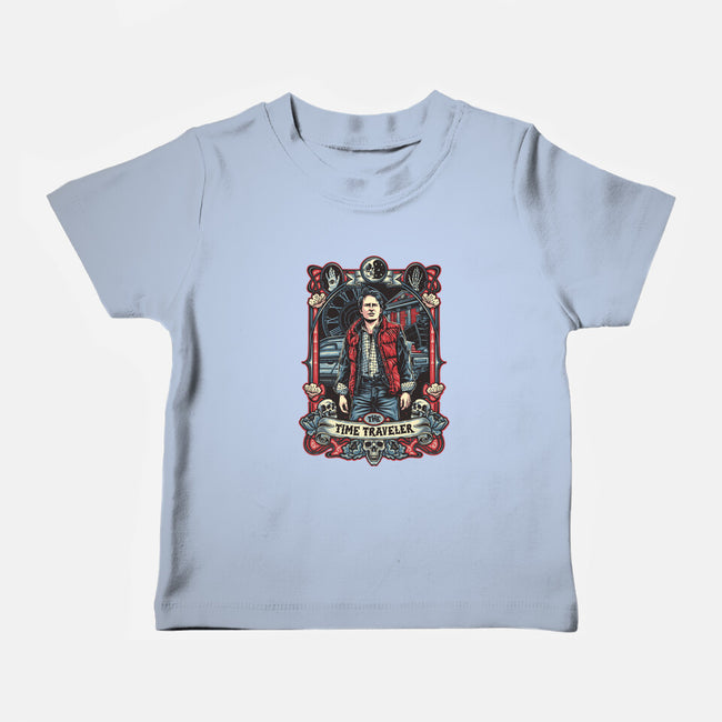 The Time Traveler Tarot-Baby-Basic-Tee-momma_gorilla