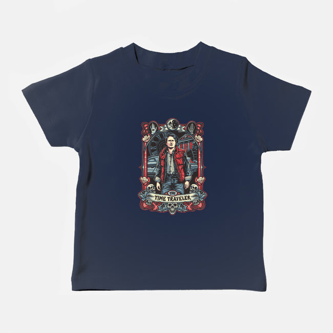 The Time Traveler Tarot-Baby-Basic-Tee-momma_gorilla