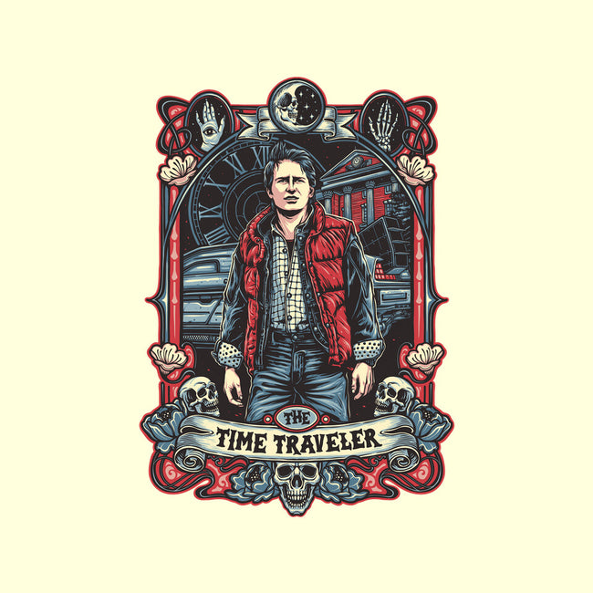 The Time Traveler Tarot-None-Polyester-Shower Curtain-momma_gorilla