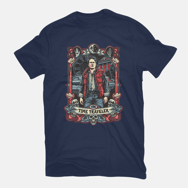 The Time Traveler Tarot-Womens-Basic-Tee-momma_gorilla