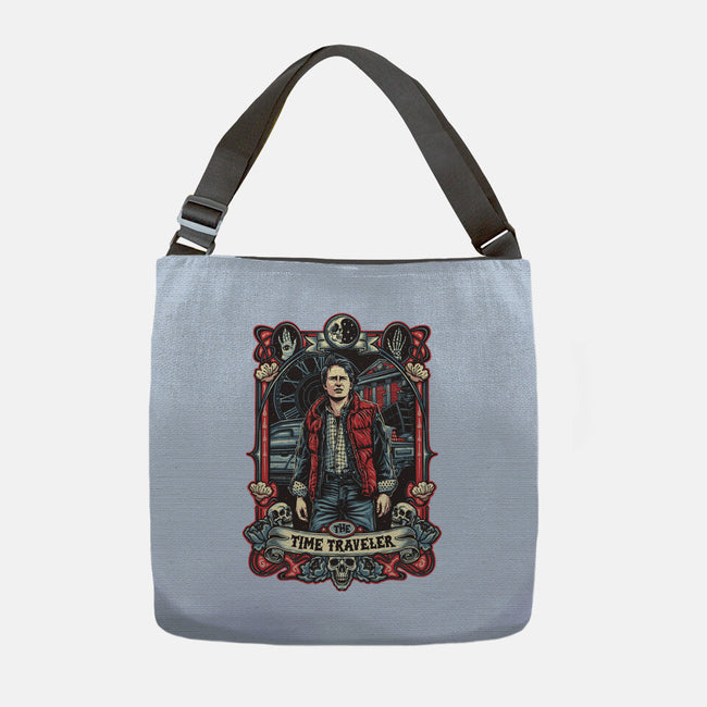 The Time Traveler Tarot-None-Adjustable Tote-Bag-momma_gorilla