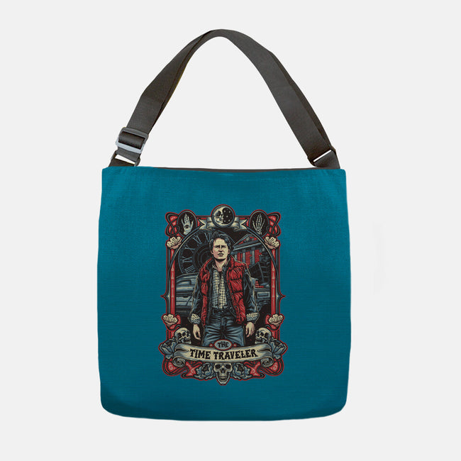 The Time Traveler Tarot-None-Adjustable Tote-Bag-momma_gorilla