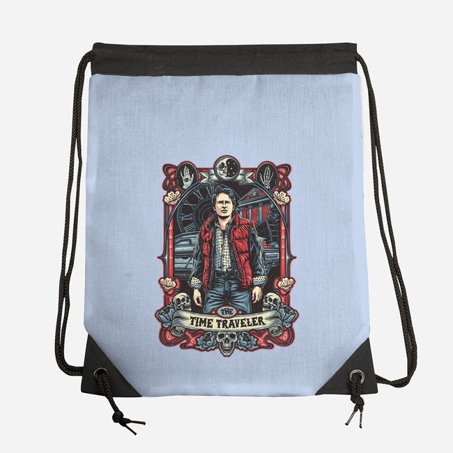 The Time Traveler Tarot-None-Drawstring-Bag-momma_gorilla