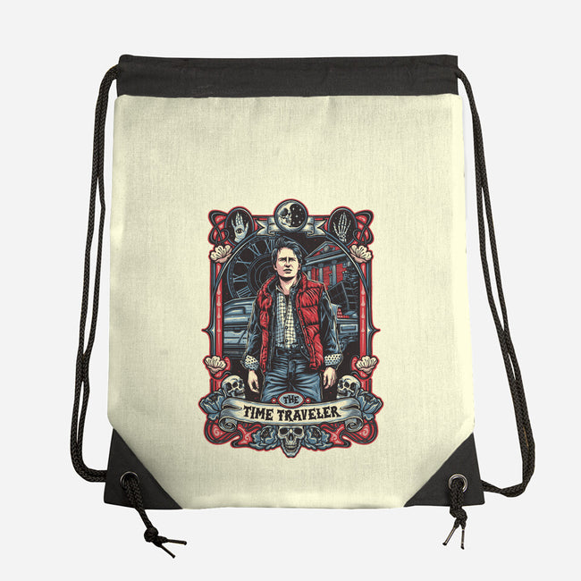 The Time Traveler Tarot-None-Drawstring-Bag-momma_gorilla