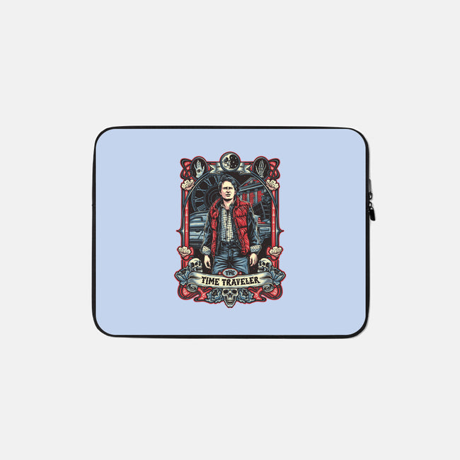 The Time Traveler Tarot-None-Zippered-Laptop Sleeve-momma_gorilla