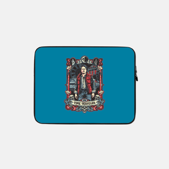 The Time Traveler Tarot-None-Zippered-Laptop Sleeve-momma_gorilla