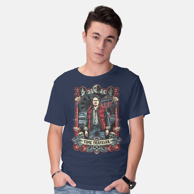 The Time Traveler Tarot-Mens-Basic-Tee-momma_gorilla