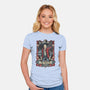 The Time Traveler Tarot-Womens-Fitted-Tee-momma_gorilla