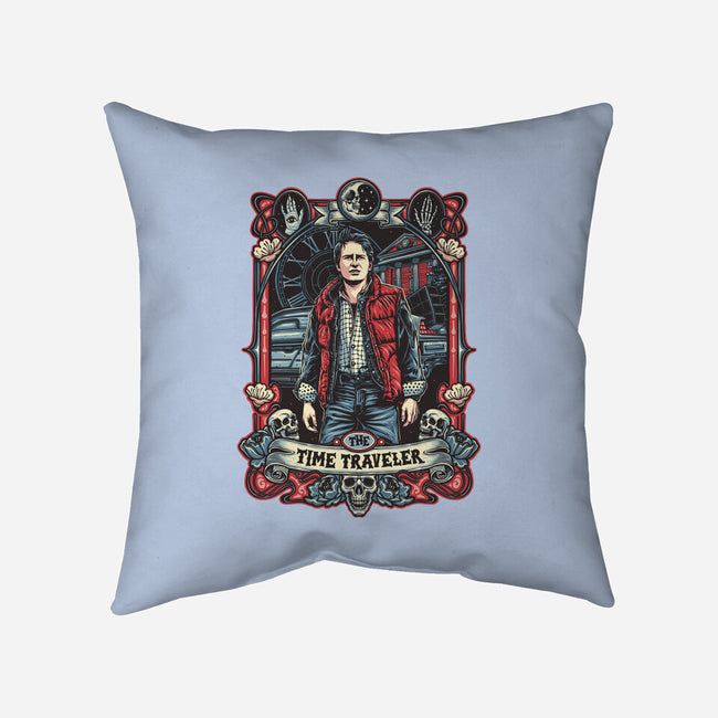 The Time Traveler Tarot-None-Non-Removable Cover w Insert-Throw Pillow-momma_gorilla