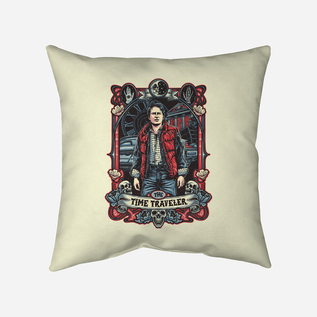 The Time Traveler Tarot-None-Non-Removable Cover w Insert-Throw Pillow-momma_gorilla