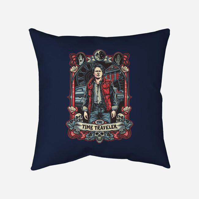 The Time Traveler Tarot-None-Non-Removable Cover w Insert-Throw Pillow-momma_gorilla