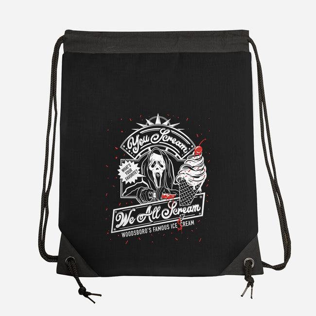 We All Scream-None-Drawstring-Bag-Artsopple