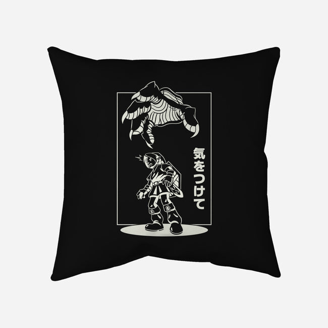 Threat From Above-None-Removable Cover w Insert-Throw Pillow-Henrique Torres