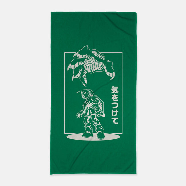 Threat From Above-None-Beach-Towel-Henrique Torres