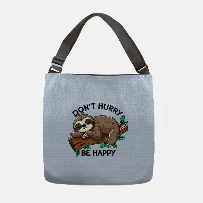 Don't Hurry Be Happy-None-Adjustable Tote-Bag-fanfreak1