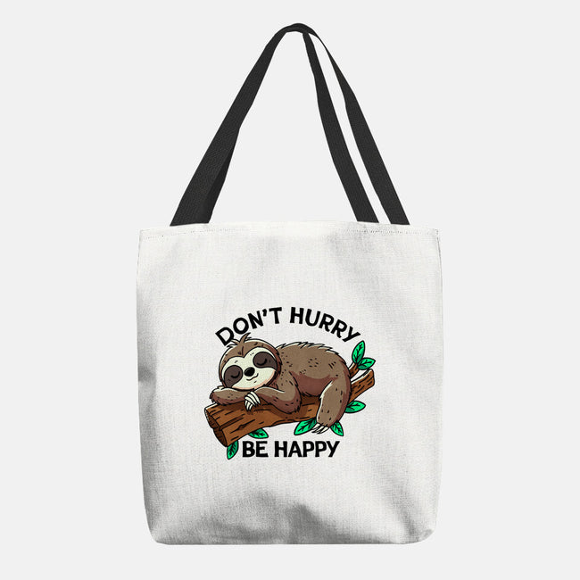 Don't Hurry Be Happy-None-Basic Tote-Bag-fanfreak1