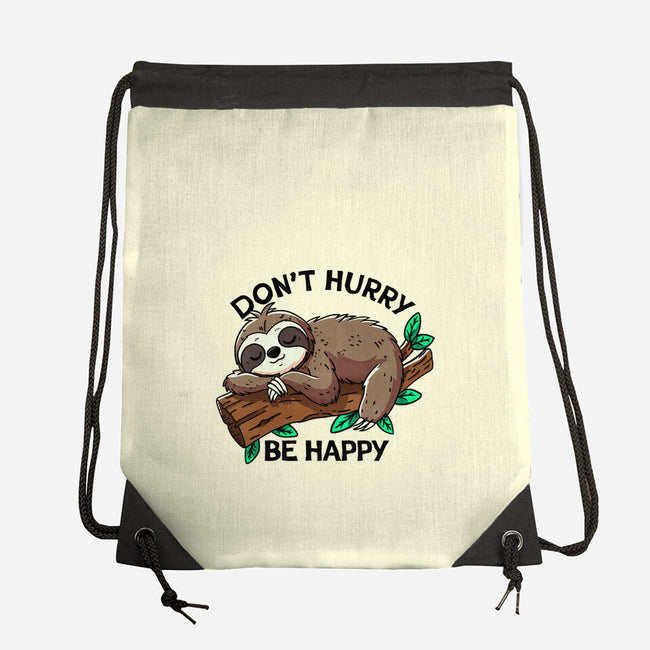 Don't Hurry Be Happy-None-Drawstring-Bag-fanfreak1