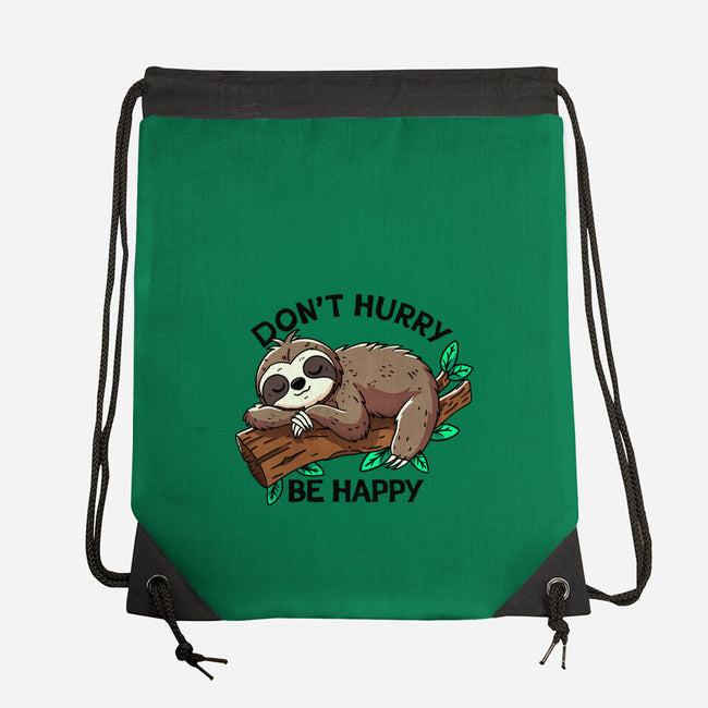 Don't Hurry Be Happy-None-Drawstring-Bag-fanfreak1