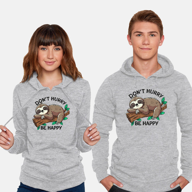 Don't Hurry Be Happy-Unisex-Pullover-Sweatshirt-fanfreak1